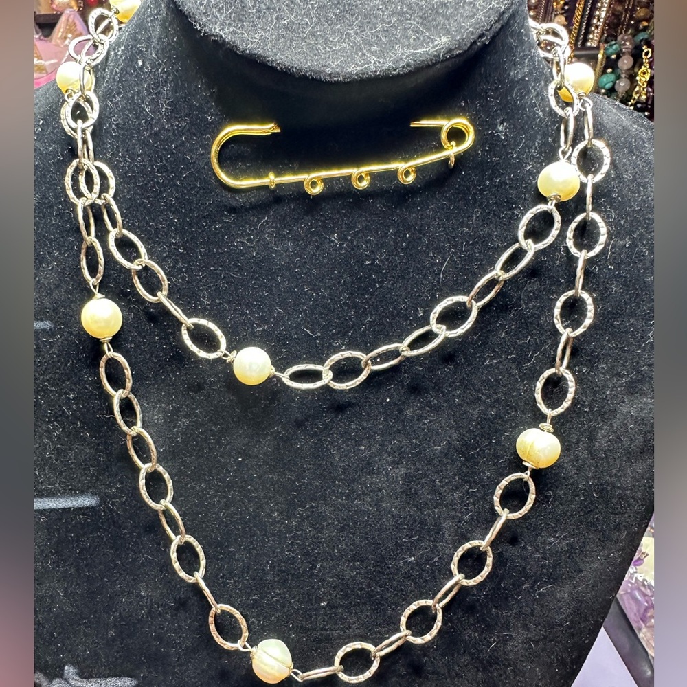 Sterling silver and Freshwater Pearls